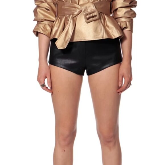 Aggi by Halewski Collins Short Vegan Leather Jacket - Picture 3 of 8